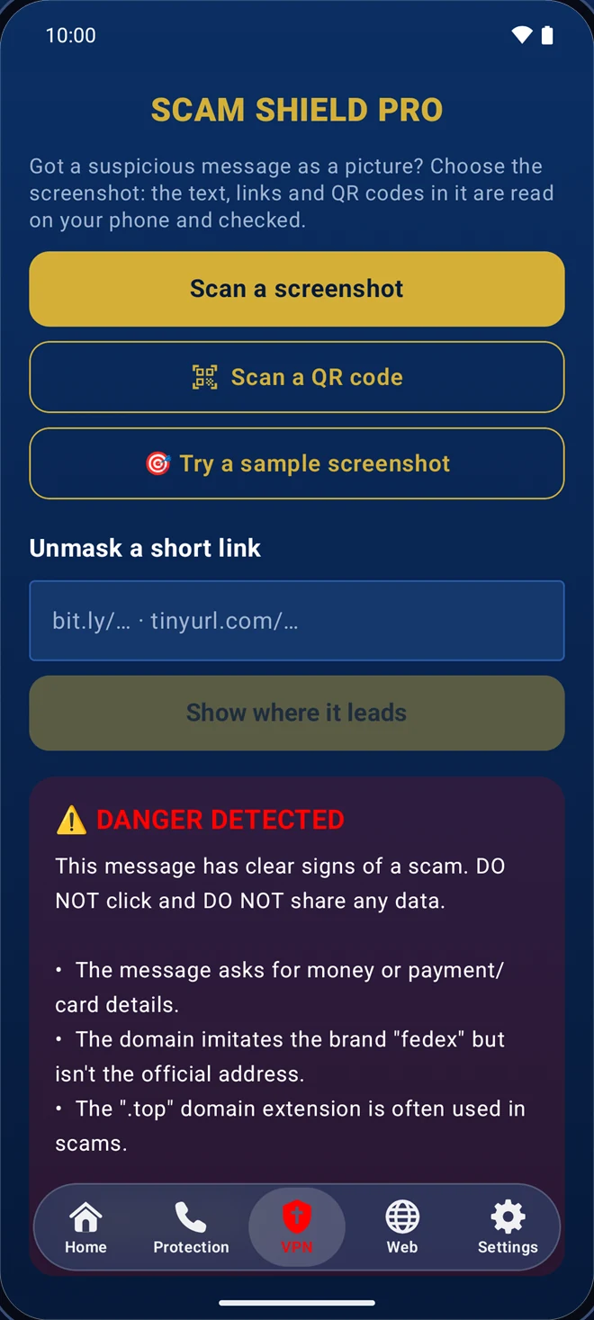 Scam Shield Pro